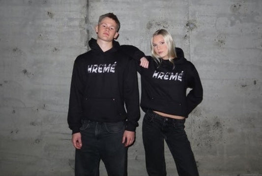 KRÉME Black Stud Hoodie