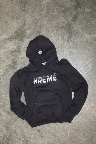 KRÉME Black Stud Hoodie