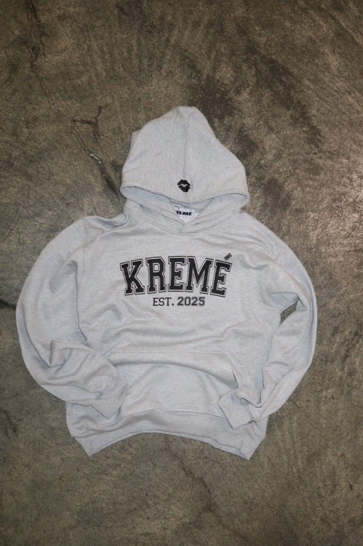 KRÉME Grey Varsity Hoodie